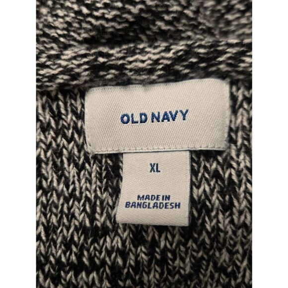 Old Navy Women's Size XL Black/White Chambray Sweater - Picture 4 of 5